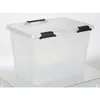 Boîte à charnières 19L transparente avec couvercle Boîte de Voir les images du produit 4