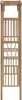 vidaXL Rose Arch Bamboo 118x40x187 cm Náhled obrázku produktu 5