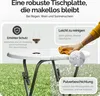 CASARIA® Stehtisch Klappbar 110cm Hoch Rund Ø 60cm Outdoor Produktbild-Vorschau 3