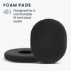 kwmobile 2x Samt Ohr Polster für Logitech H800 Ohrpolster - Produktbild-Vorschau 3