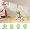 175Pcs DIY Bauen Kinder Zelt Höhle Set Geschenk Bausteine Produktbild-Vorschau 4