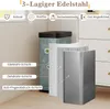 Odpadkový koš COSTWAY 60 l s křídlovými klapkami, Náhled obrázku produktu 6