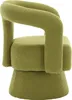 A single, olive green armchair is shown against a white background. Produktbild-Vorschau