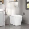 A modern white toilet in a clean bathroom setting. Náhled obrázku produktu