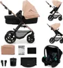 KINDERKRAFT Passeggino combinato Moov 2 3in1 Sand Beige - Anteprima dell’immagine prodotto 1