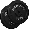 MOVIT Hantelscheiben Set PRO, Gusseisen, 2x 15,0 kg, Produktbild-Vorschau 2