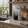 WELLHAUS Scolapiatti ovale 19x12 cm, nero-grigio, Anteprima dell’immagine prodotto 10