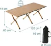 Kempingový stôl Relaxdays, skladací, VxŠxH: 44 x 120 x 60 Náhľad obrázku produktu 4