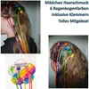 36 Stück TE-Trend Bunte Haarsträhnen Kinder Mädchen Neon Produktbild-Vorschau 2