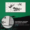 Dekor Leinwand Uhr Wandbilder 60x30 Malerei Asiatische Produktbild-Vorschau 5