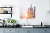 MuchoWow® Poster Sonne - Bäume - Schnee 75x75 cm - Wand Produktbild-Vorschau 3