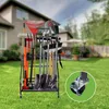 Gartenwerkzeug-Aufbewahrungsregal mit Haken und Rädern, Produktbild-Vorschau 7