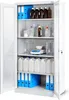 Armoire métallique avec porte vitrée C012 Armoire à Voir les images du produit 1