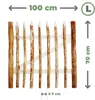 BOGATECO Zahradní Branka Lískový Ořech | šířka 100cm výška Náhled obrázku produktu 3