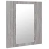 vidaXL Armoire à miroir LED gris Sonoma 40x12x45 cm Bois Voir les images du produit 11
