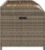 A close-up, front-facing view of an outdoor storage bench. Anteprima dell’immagine prodotto
