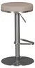 FineBuy Barhocker Edelstahl Taupe höhenverstellbare Produktbild-Vorschau 3