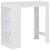vidaXL Tavolo da bar con ripiano bianco 110x50x103 cm Anteprima dell’immagine prodotto 6