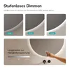 EMKE LED Badspiegel 60 cm Rund Spiegel Badezimmerspiegel Produktbild-Vorschau 3