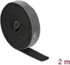 Delock  Klettband auf Rolle L 2 m x B 15 mm schwarz Produktbild-Vorschau 2