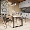 MetaloPro 2 Stück Tischbeine-Metall Schwarz 72cm I Produktbild-Vorschau 3
