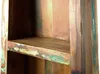 A close-up view of a wooden shelf with a distressed, multi-colored finish. Produktbild-Vorschau