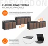 ML-Design Mülltonnenbox 3er mit Pflanzdach, Produktbild-Vorschau 6