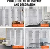Collage of four images showing white wooden room dividers in different settings: living rooms, bedrooms, leisure areas, and offices. Produktbild-Vorschau
