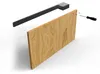 Porte-serviettes Jörn pour lavabo, noir, aluminium, Voir les images du produit 4