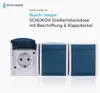 Busch-Jaeger 2300/3 EW-53, CEE 7/3, 2P+E, Blau, Weiß, IP44, Produktbild-Vorschau 8