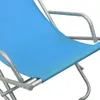 Sedie a dondolo 2 pezzi acciaio blu Anteprima dell’immagine prodotto 6