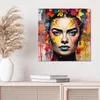 DEQORI Glasbild Echtglas 50x50 cm 'Lebendige Aura' Wandbild Produktbild-Vorschau 4