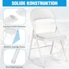Klappstuhl 4er Set mit gepolsterten Sitzen bis 158KG- Produktbild-Vorschau 6