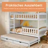 Kids Collective Hochbett 90x200 Etagenbett Kinderbett Produktbild-Vorschau 3