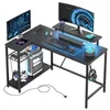 Gamingtisch L-förmiger Gaming Schreibtisch, 122x82cm Produktbild-Vorschau 1