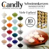 CANDLY HANDMADE© 10x candele galleggianti Premium Ø 45mm | Anteprima dell’immagine prodotto 2
