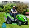 Wiltec Pneu 16x6.50-8 et Chambre à air – Valve coudée – 420 Voir les images du produit 2