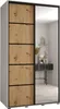 MEBLE KRYSPOL Davos 5 Schrank, zwei Türen - 235,2x130x60 cm Produktbild-Vorschau 1