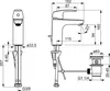 Miscelatore lavabo Hansa Hansapinto XL con set di scarico, Anteprima dell’immagine prodotto 3