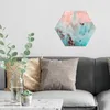 DEQORI Glasbild Echtglas 40x35 cm 'Luftiges Mosaik' Produktbild-Vorschau 2