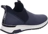 A side view of a blue Rieker bootie. Produktbild-Vorschau