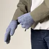 Stylische Strickhandschuhe für das Telefon – Grau KP35516 Produktbild-Vorschau 3