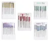 50 aiguilles pour machine à coudre, tige colorée, pointe Voir les images du produit 2