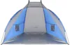 Strandmuschel ENERO CAMP SUN 200x120x120 cm – Grau-Blau – Produktbild-Vorschau 2