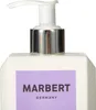 Close-up of the top of a lotion bottle with a pump dispenser. Produktbild-Vorschau