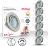 6x LED zapustené bodové svietidlo otočné biele GU10 stropné Náhľad obrázku produktu 11