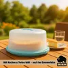 BigDean Tortenbehälter mit Kühlakku Kuchen Transportbox mit Produktbild-Vorschau 6