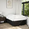 vidaXL Bettgestell ohne Matratze Schwarz 120x200 cm Stoff Produktbild-Vorschau 2