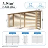 Stojak na drewno opałowe - 6,7 m3 - W112xL458xH199 cm - Podgląd zdjęcia produktu 7