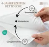 4 Jahreszeiten Bettdecke 200x200, Decke Soft & kochfest Produktbild-Vorschau 2